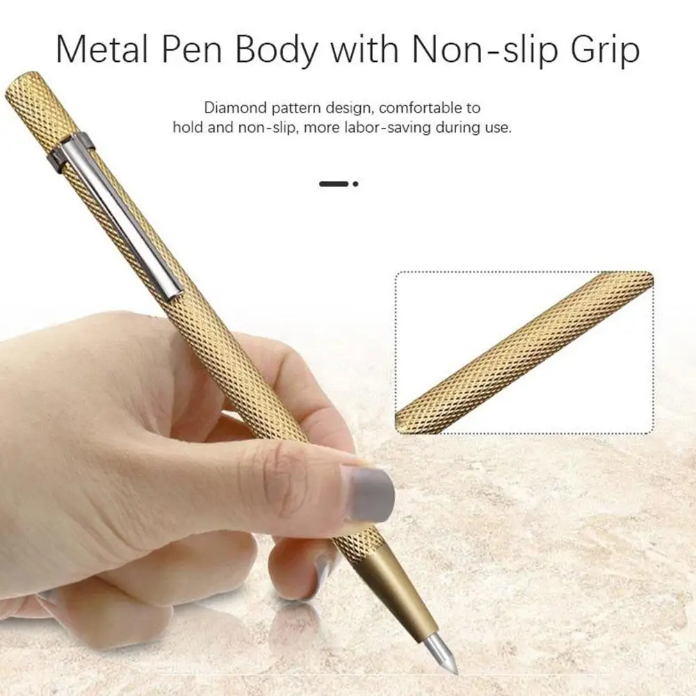 1pcs Glass Cutting Tool Diamond Glass Cutter Carbide Hard Engraver Scriber Metal Glass Scriber Knife Lettering Machine Tile F2J4