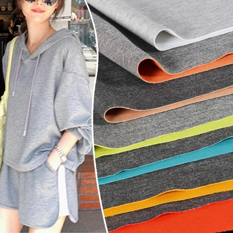 Four-sided Elastic Air Layer Fabric by The Meter for Clothing Dress Skirt Pants Short Sleeve DIY Sewing Knitted Designer Cloth