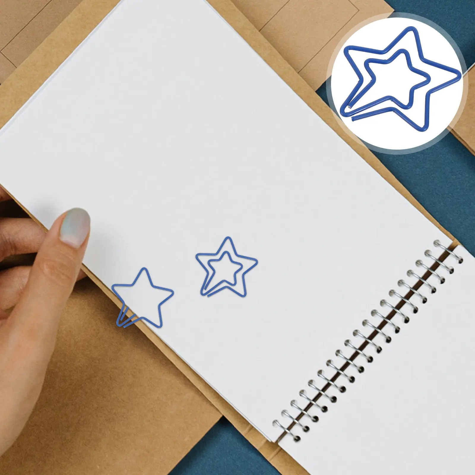 

120 шт. Звездообразные металлические скрепки для бумаги, для планировщиков, офиса, школы, декоративные закладки, звездообразные канцелярские скрепки