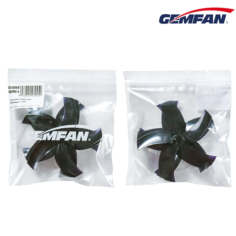 Gemfan D90 3.5 Inch Geleide 5-bladige Propeller Fpv (Set Van 4)