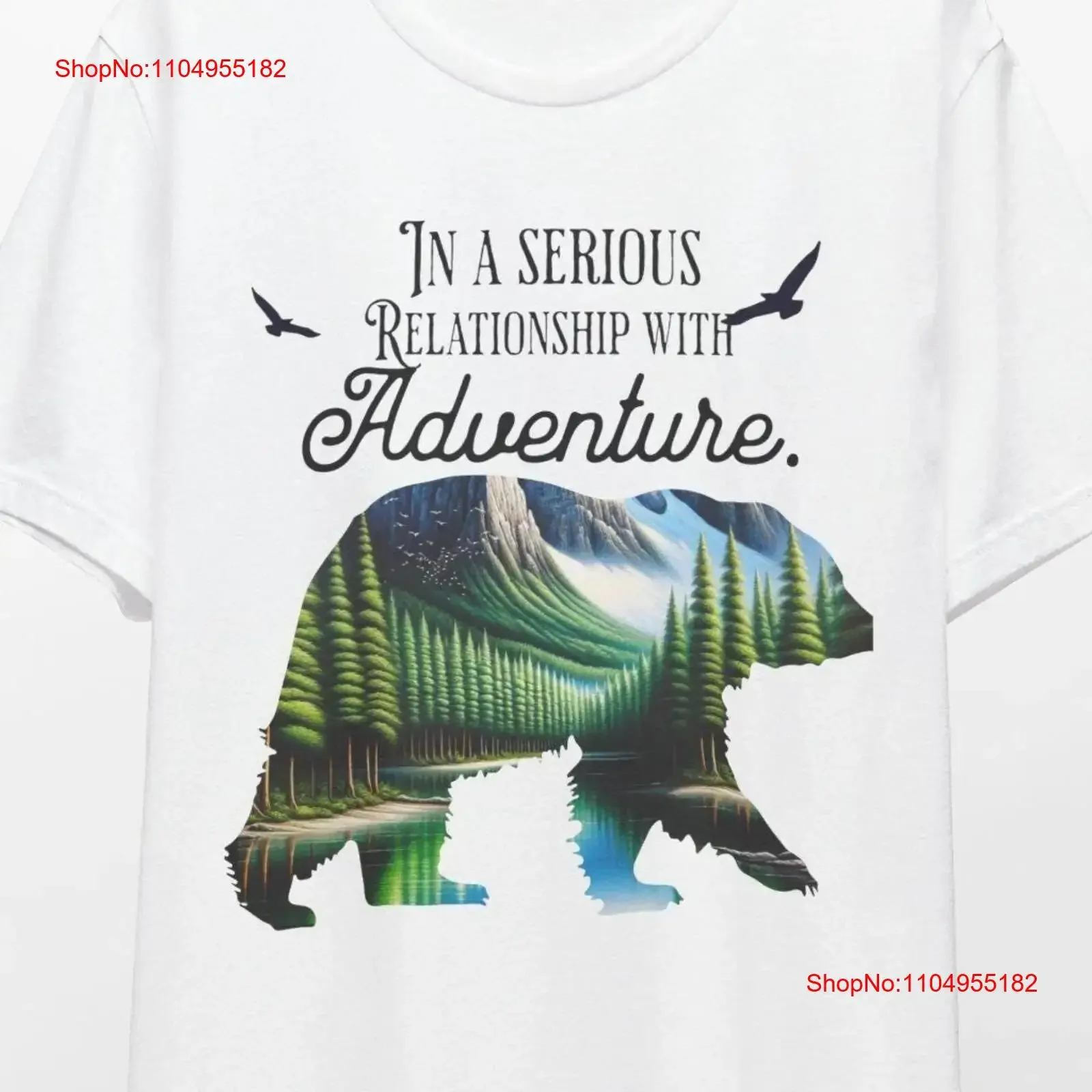 En relación seria con camiseta de aventura vacaciones camping viaje por carretera amante destino familiar regalo vintage lavado homme