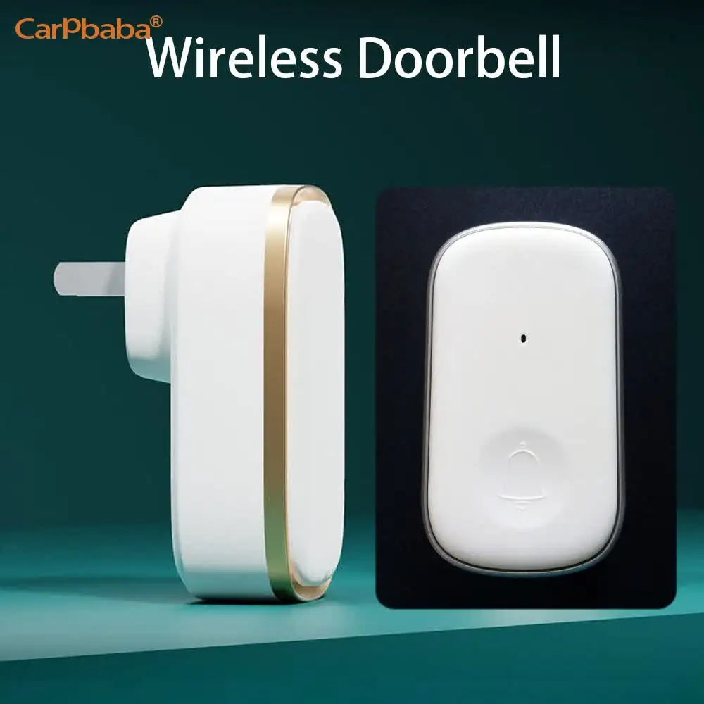 

Outdoor House Call Chimes 433MHz Wireless Doorbell Home Music Door Bell Alarm Volume Adjustable Compatible Alarm System