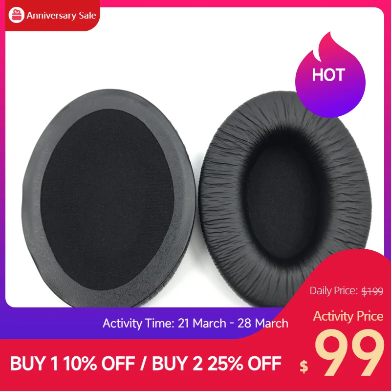 Almohadillas de repuesto para auriculares Sennheiser HD280 HD 280 Pro, almohadillas de espuma viscoelástica para los oídos