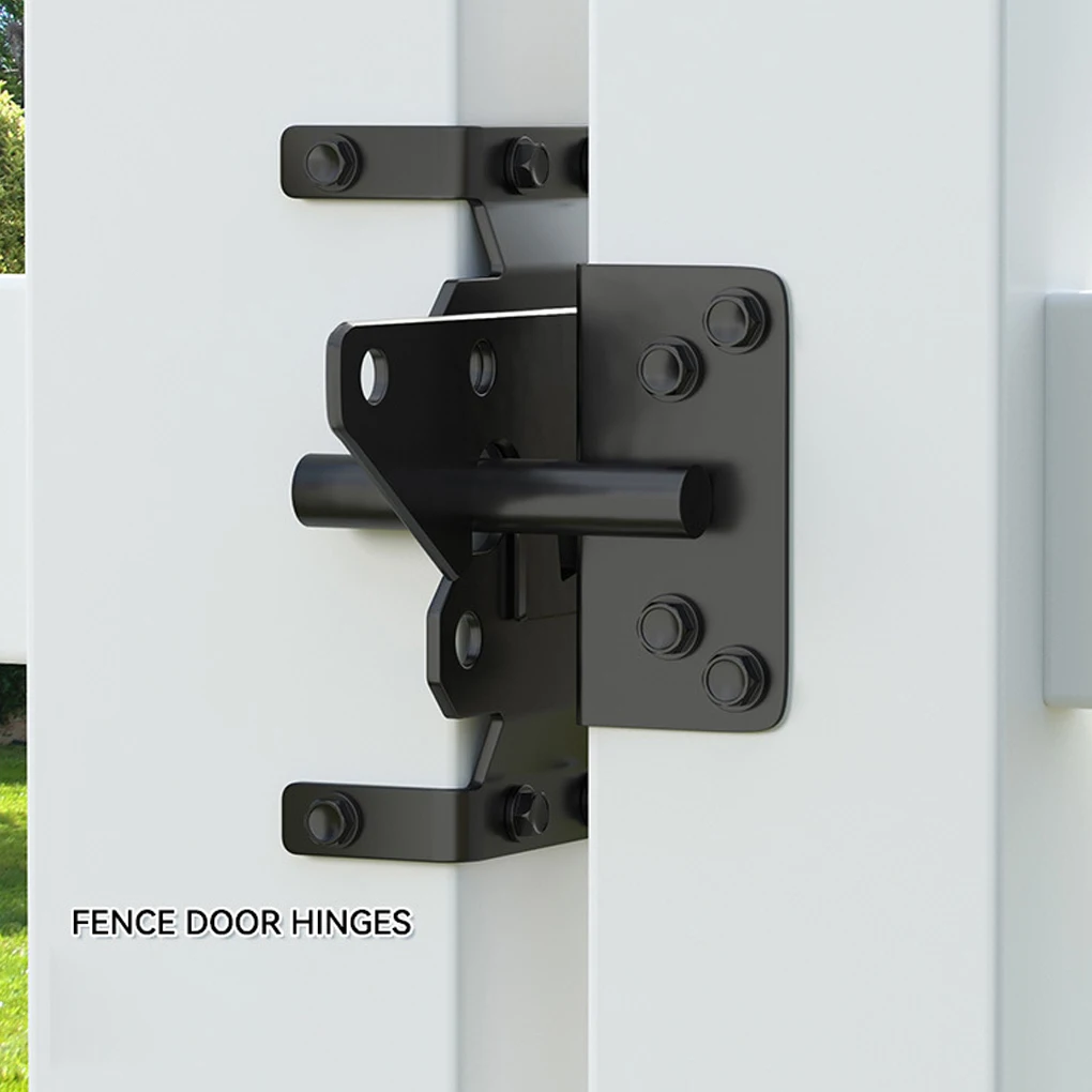 

Быстросъемный дверной болт, автоматическая защелка, болты для крепления стойки замка ворот, сверхмощная пружинная сталь, гравитационная блокировка для уличных стоек для забора