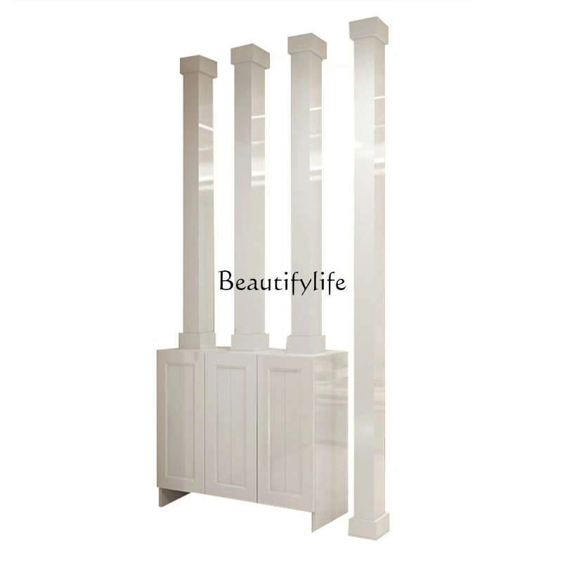 

Hallway Hallway Living Room Decoration White Paint Screen Cabinet