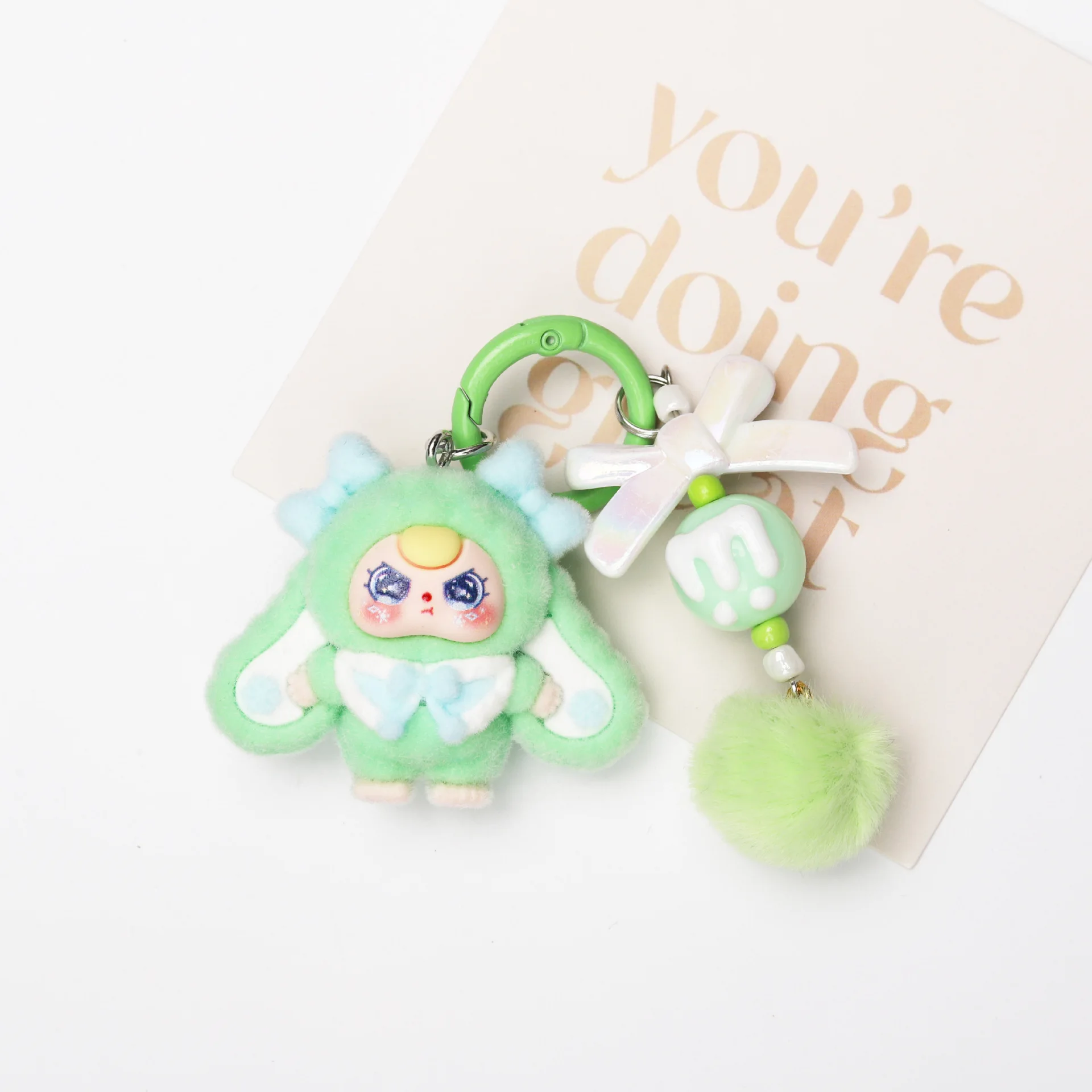 1 قطعة دمية لعب المد الشتوي سلسلة مفاتيح كرتونية زينة المد لعب قلادة صغيرة