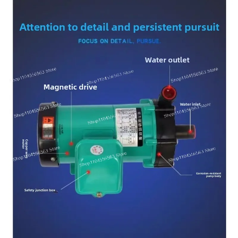MP-70 Series Magnetic Drive Circulating Pump, 220/380V Dual Voltage, Compatible with MP-70R/RM/RZ Full Models