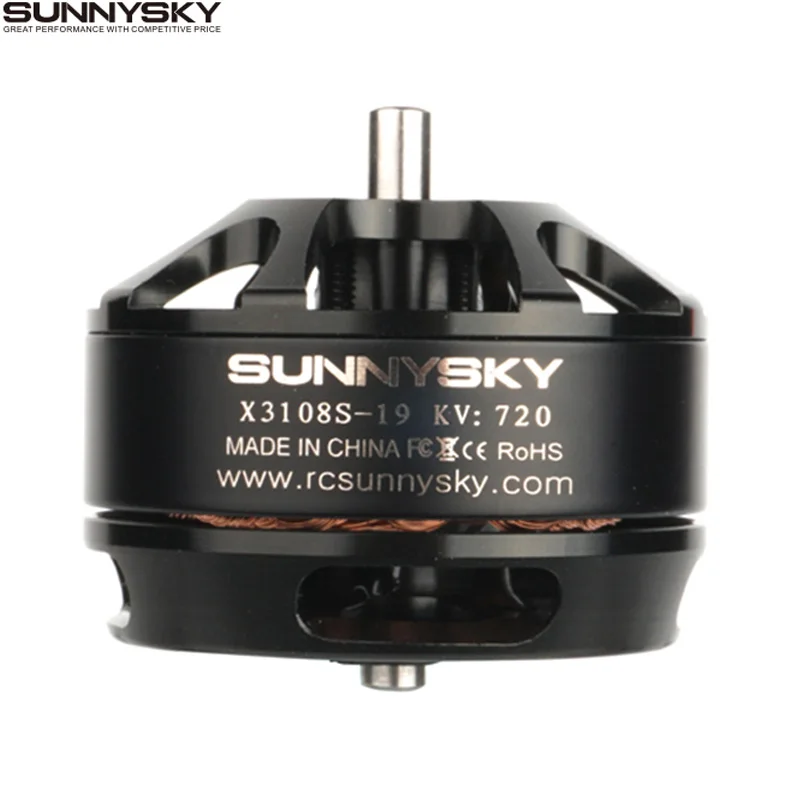 

SUNNYSKY X3108S 720KV 900KV 325W Outrunner Brushless Motor Efficient Shaft Disk Motor for Multi-rotor Quad-copter