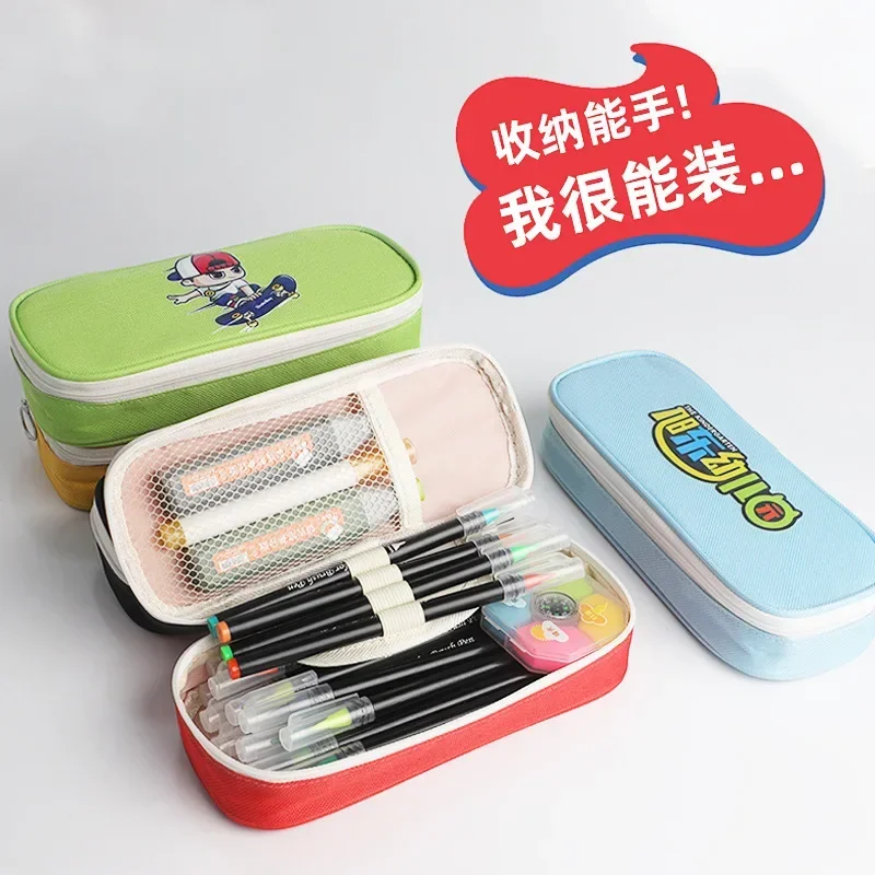 Gabby Dollhouse Children Pencil Cases Cartoon Pen Bags Anime Stationery Box Kids Boys Girls School Study Supplies Birthday Gift