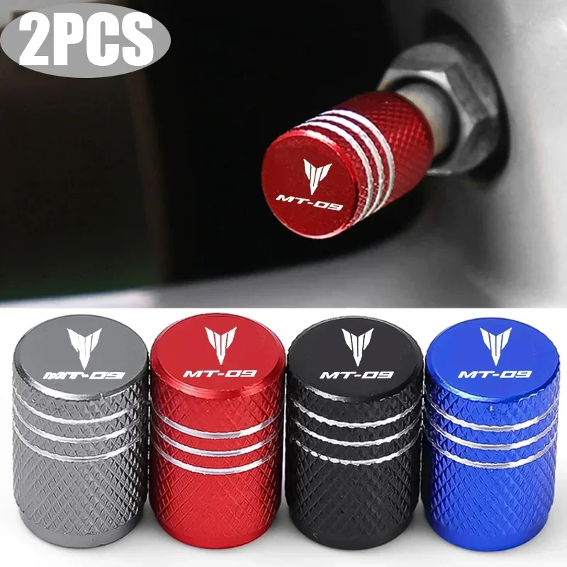 2pcs for YAMAHA MT-09 MT09 Mt 09 2023 2017 2018 2019 Motorcycle Wheel Tire Valve Stem Caps Airtight Covers Universal Accessories