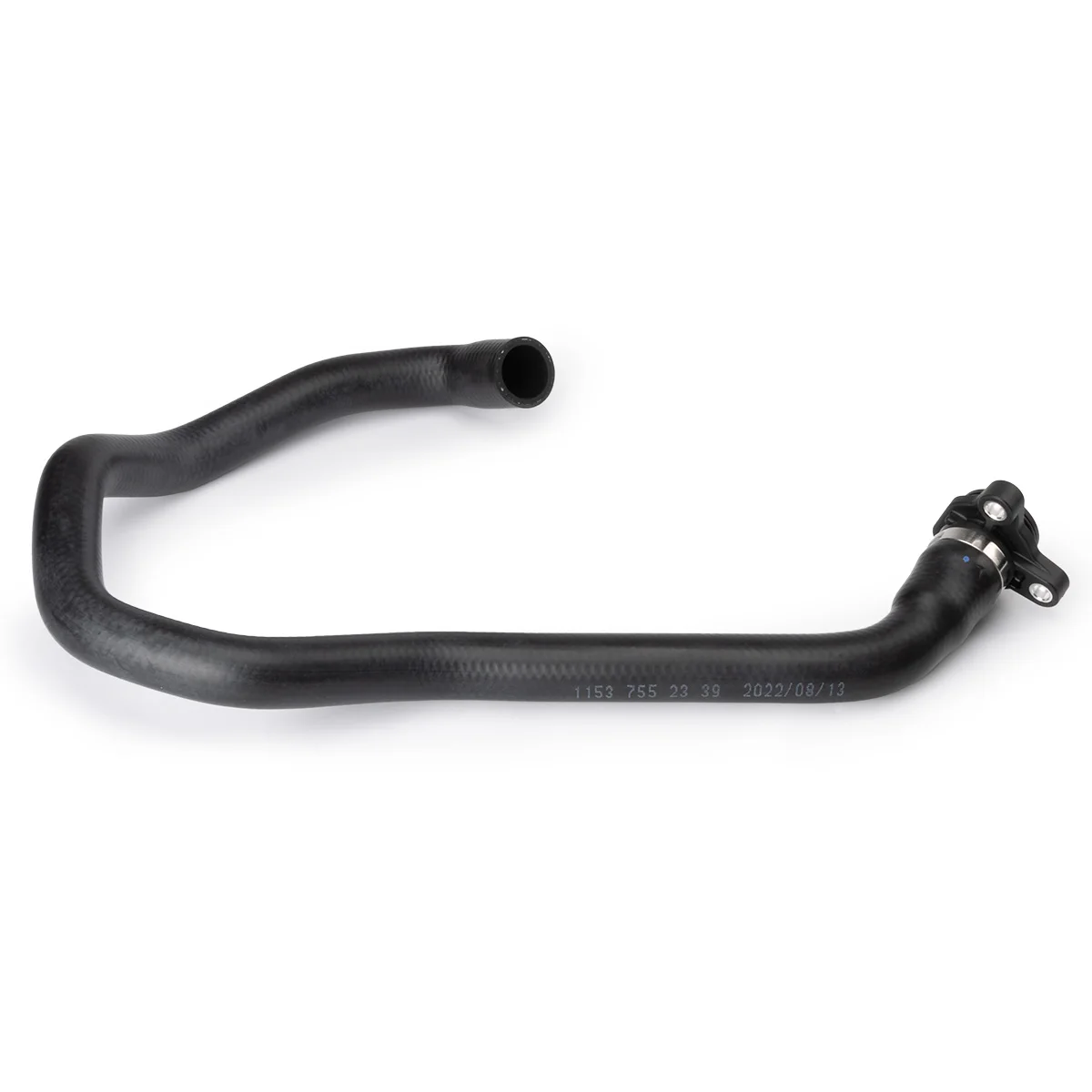 11537552339 For BMW X3 2.5 si X3 3.0 si 2007 2008 2009 2010 Car Cylinder Head Thermostat Radiator Coolant Hose Black Rubber