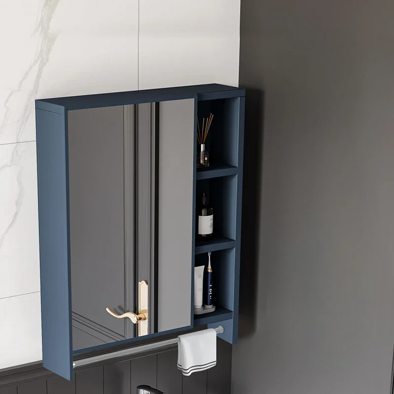 

Nordic Aluminium Alloy Bathroom Cabinets Modern Simple Storage Multifunction Mirror Cabinets Home Furniture Arredo Bagno FYBC