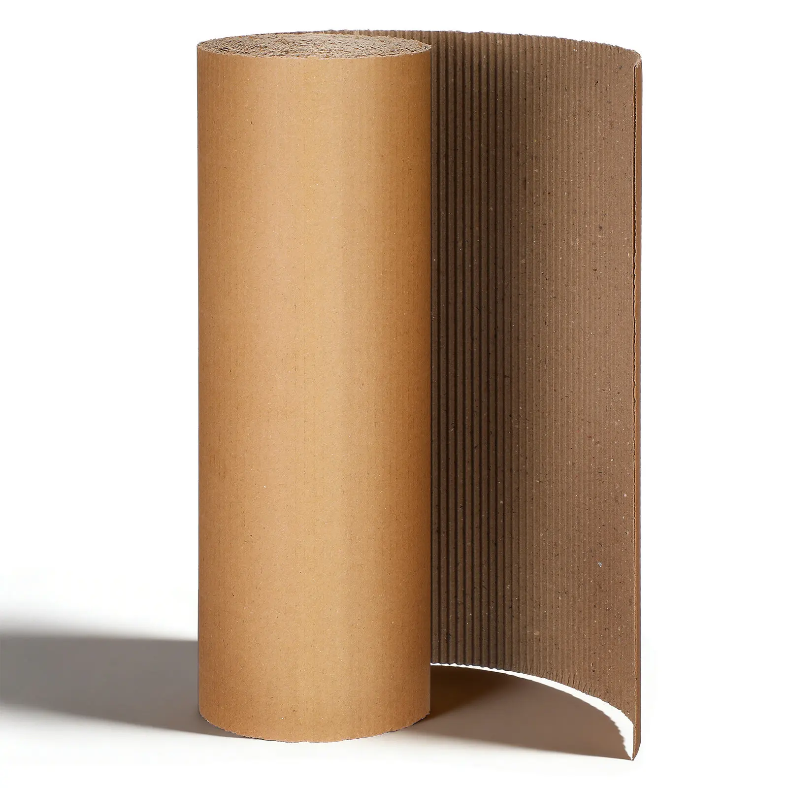 1 Rouleau de Carton Ondulé Simple Face pour Bricolage, Emballage, Expédition, Stockage, Feuilles Plates, Emballage, Envoi Postal, Inserts