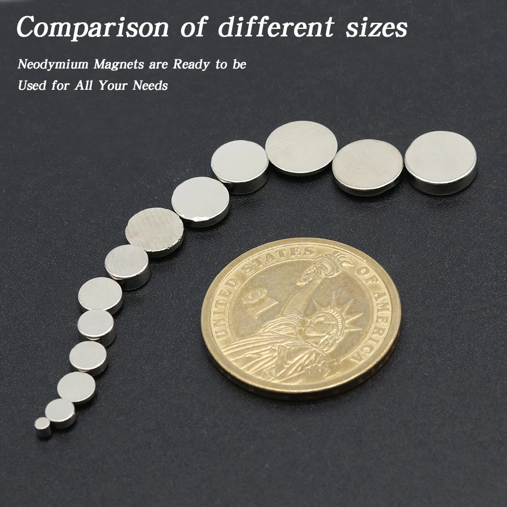 4x2 5x2 10x2mm Super PowerfuI Round Neodymium Magnets NdFeB Permanent Strong Magnetic imanes Multi‑Use Refrigerator Magnets for