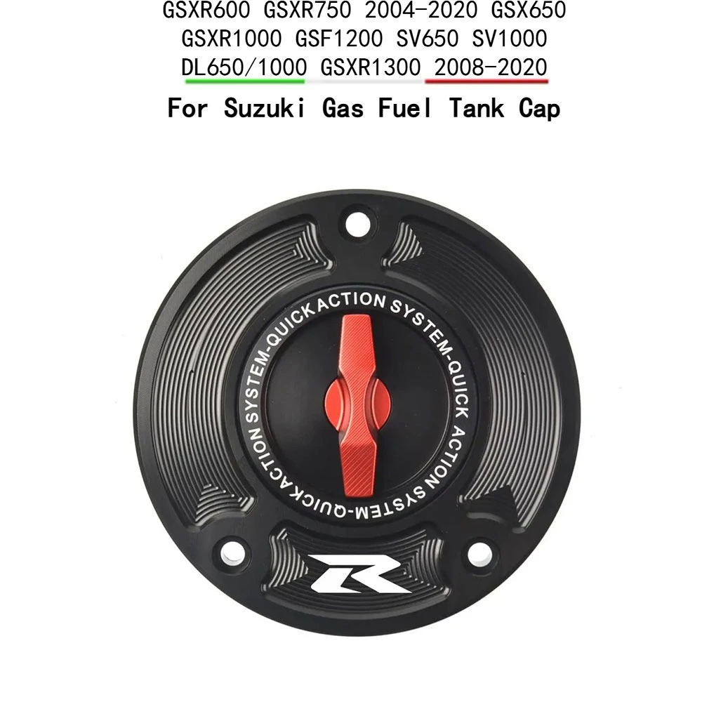 

Крышка газового топливного бака для Suzuki GSXR600 GSXR750 2004-2020 GSX650 GSXR1000 GSF1200 SV650 SV1000 DL650/1000 GSXR1300 2008-2020