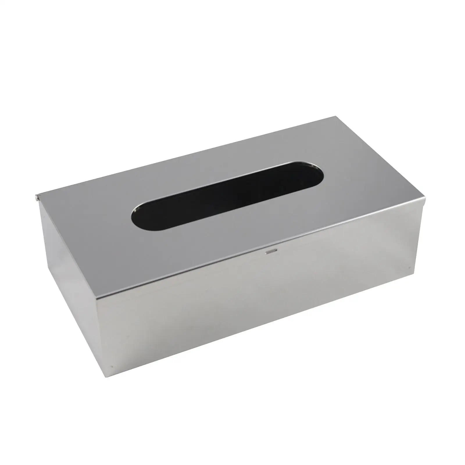 

Stainless Steel Tissue Case Napkin Dispenser Durable Rectangle Easy to Use