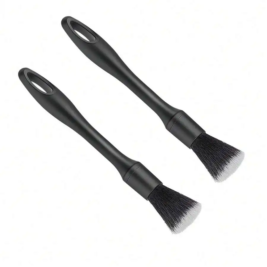 2 Pieces Detailing Brushes, 22.5 Cm Cleaning Brushes For Cars, Detailing Brushes For Cars, Scratch-Free Brushes, Suitable For