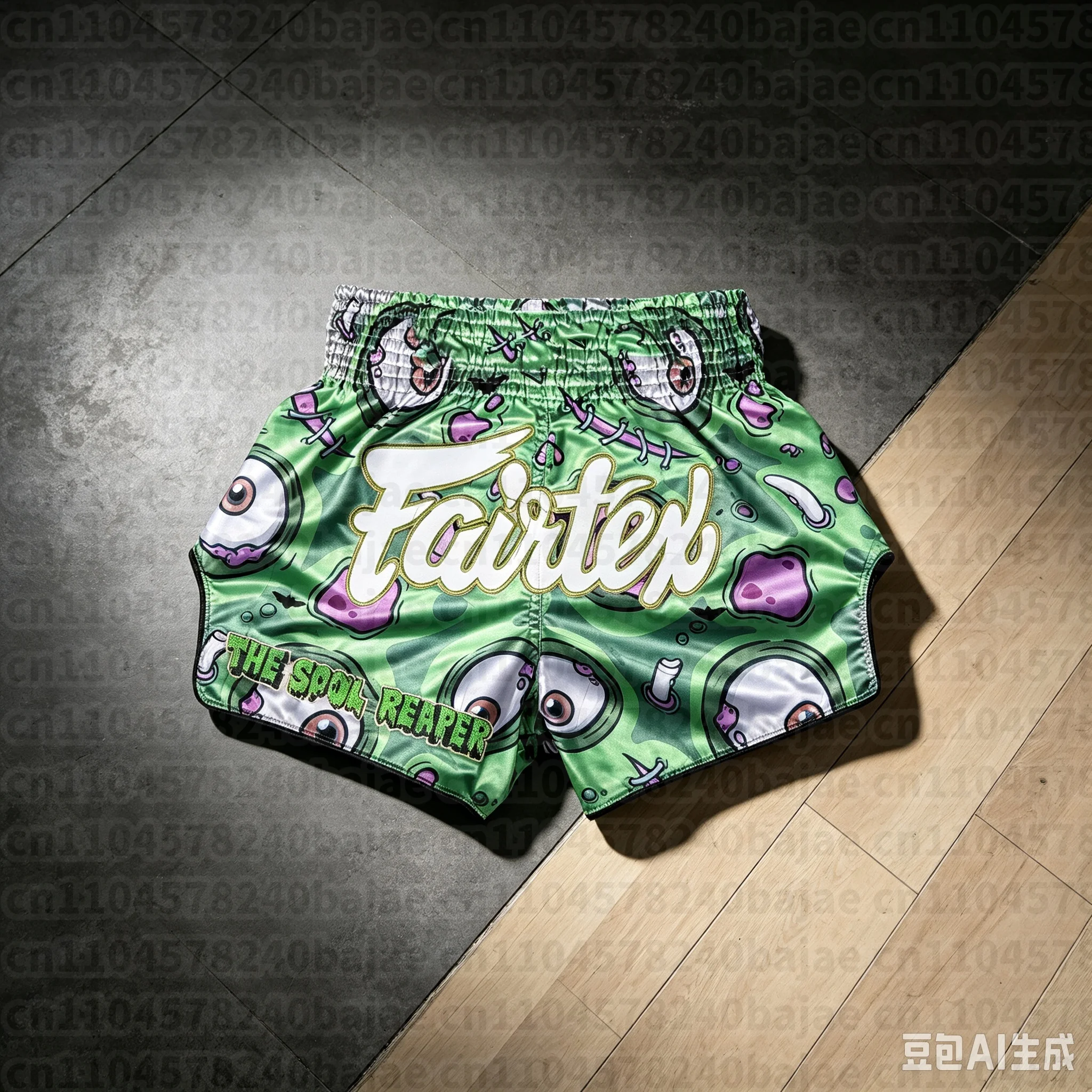 2026 Neue Fairtex Muay Thai Shorts - Soul Reaper Herren Kinder MMA Sport Oversized Schnelltrocknende Achteckige Käfig-Trainingsshorts – Detail 4