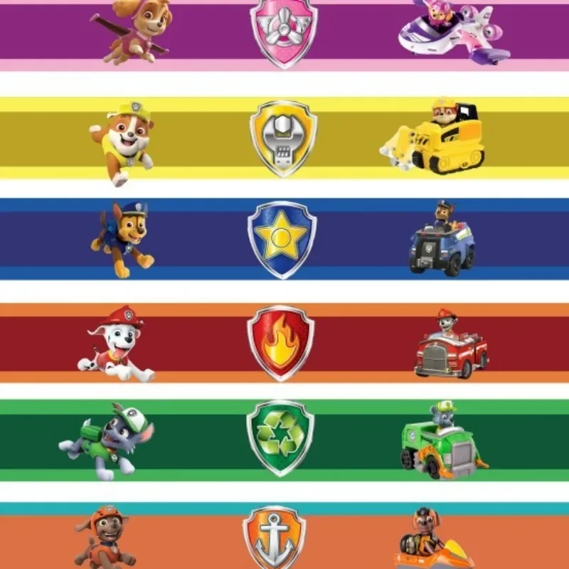 Paw Patrol cinturino da polso Chase Skye bambini Clap Ring Slap bracciali ragazzi e ragazze braccialetti anelli simpatico cartone animato giocattolo regalo di compleanno