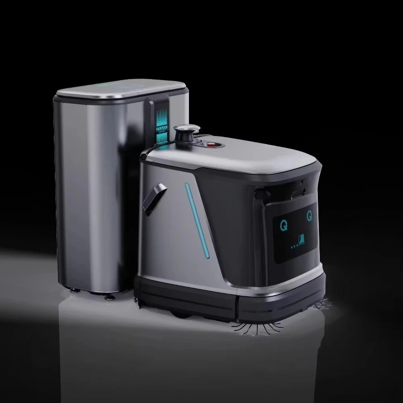 Self-propelled App-Controlled Cleaning Robot Sweeping Mopping Scrubbing IP6X Rated 5000 Sq ft Coverage for Commercial/Industrial