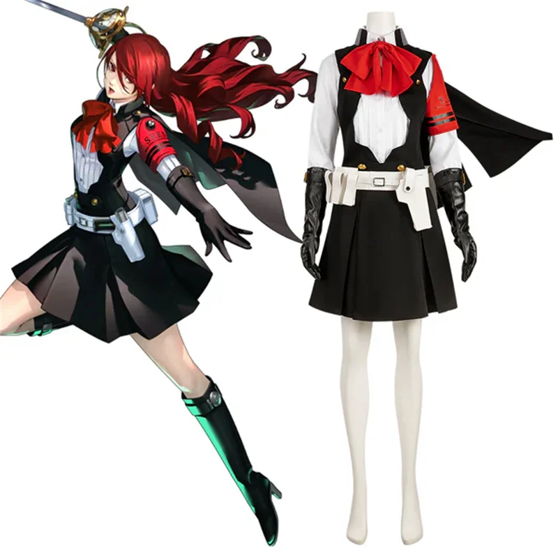 

Mitsuru Kirijo Battle Version Cosplay Costume Women Sexy Uniform Suits Halloween Carnival Party Outfits Custom Made