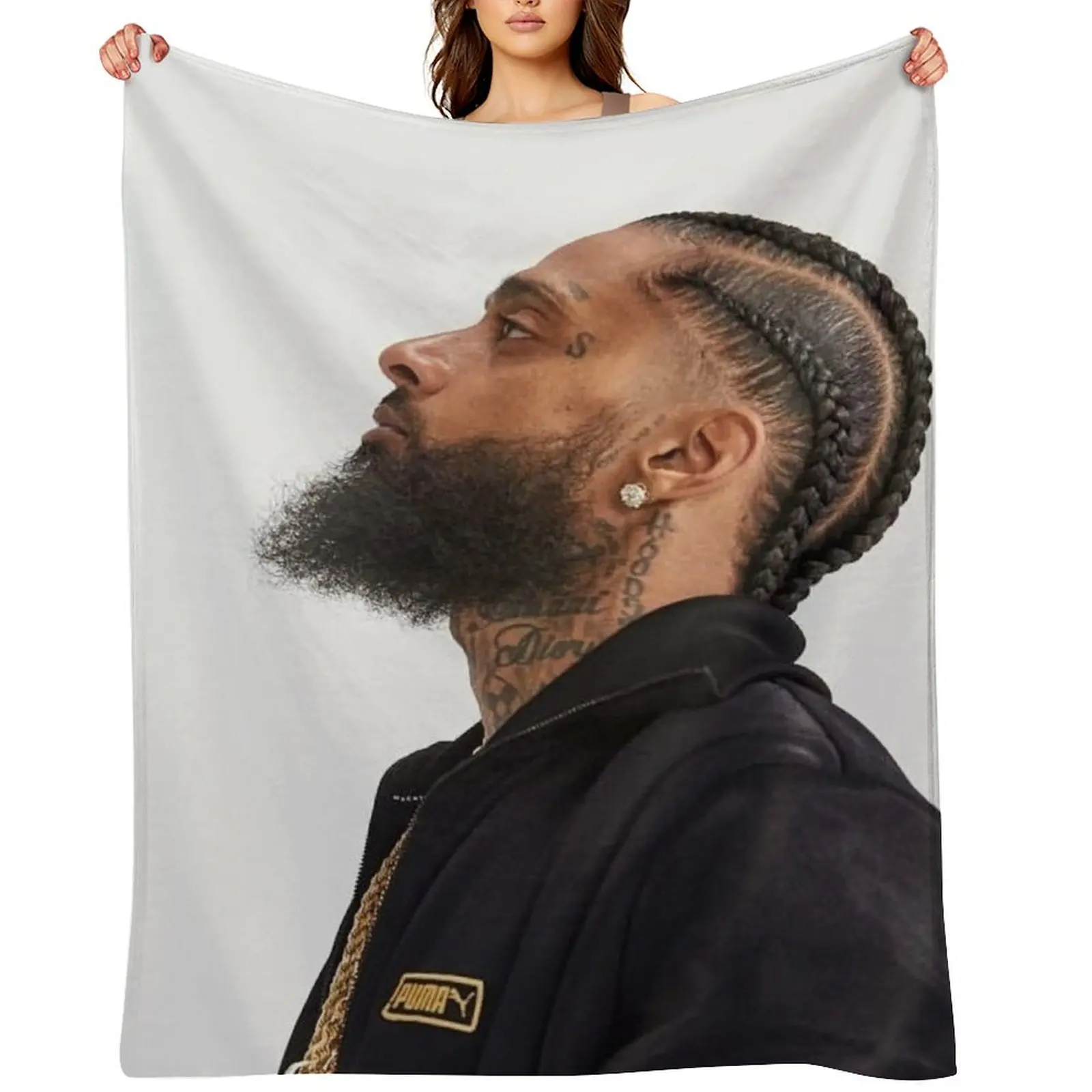 

NIPSEY Throw Blanket Flannel Nap Decorative Throw Hairy Blankets