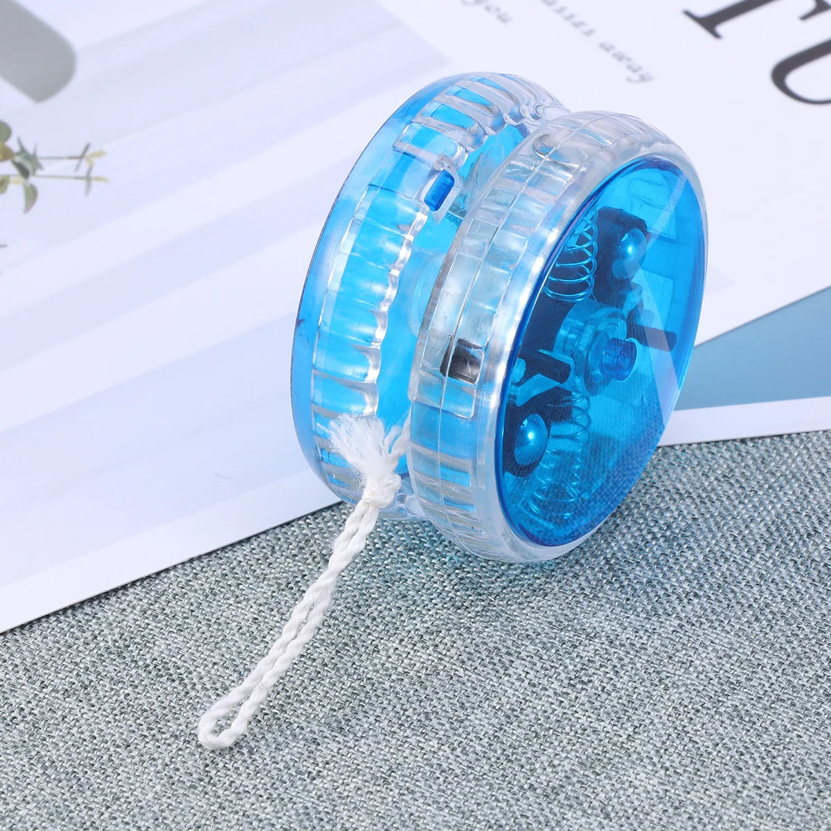 5Pcs 다채로운 요요 프리미엄 소재 광택 표면 쉽게 휴대할 수 있는 LED 발광 요요 공 창의적인 끈 당기기 초기 교육용 재미