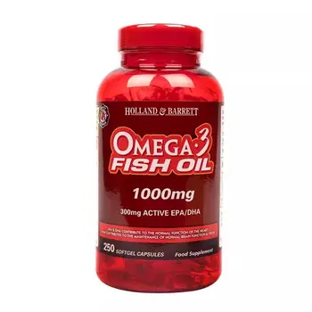 Omega 3 Fish Oil Supplement - Boosts Immunity and Promotes Joint, Eye and Skin Health