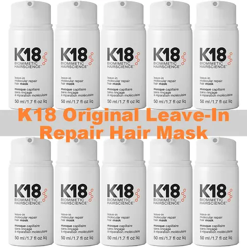 K18 오리지널 리브인 리페어 헤어 마스크 트리트먼트 건조하거나 손상된 모발을 복구하고 모발 손상 컨디셔너를 역전시키는 4분
