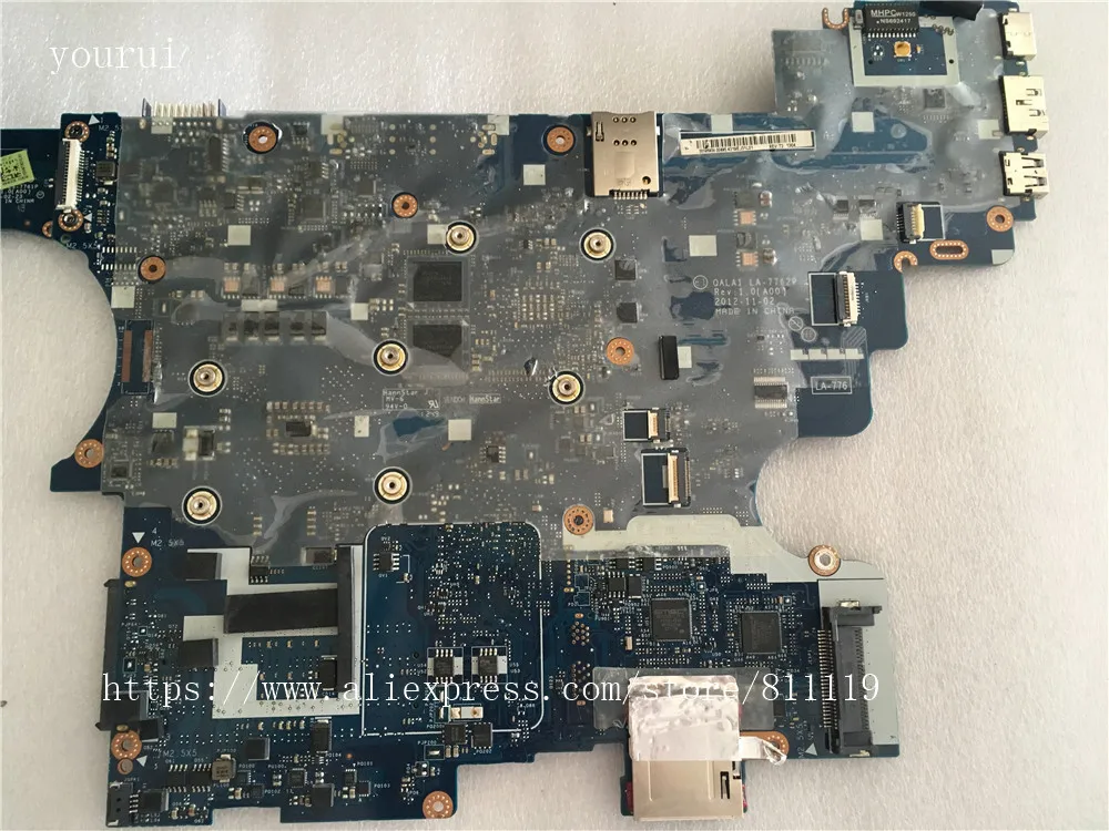 Imagem -02 - Csrzsz 48njg 048njg Cn048njg Qala1 La7762p Mainboard For Dell Latitude E6530 Laptopmotherboard Ddr3 100 Working Well