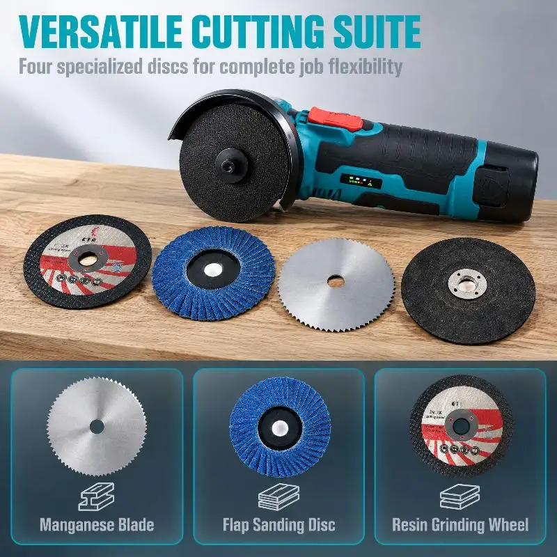 3 Inch Low Vibration Metal Cutting Disc 5Pcs Premium Resin Saw Blade Cut Wheel for Die Grinder Precision Metal Cutting Tasks