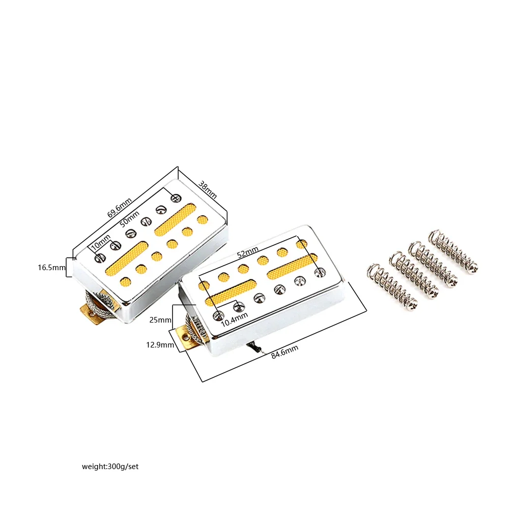 Alnico 5 Guitar Pickup Neck and Bridge Humbucker Pickups Set for Electric Guitar Accessories