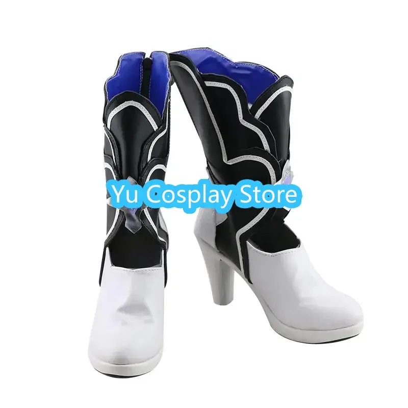 Gioco Honkai Impact 3 Twins Seele Vollerei scarpe Cosplay scarpe in pelle PU stivali di carnevale di Halloween puntelli su misura