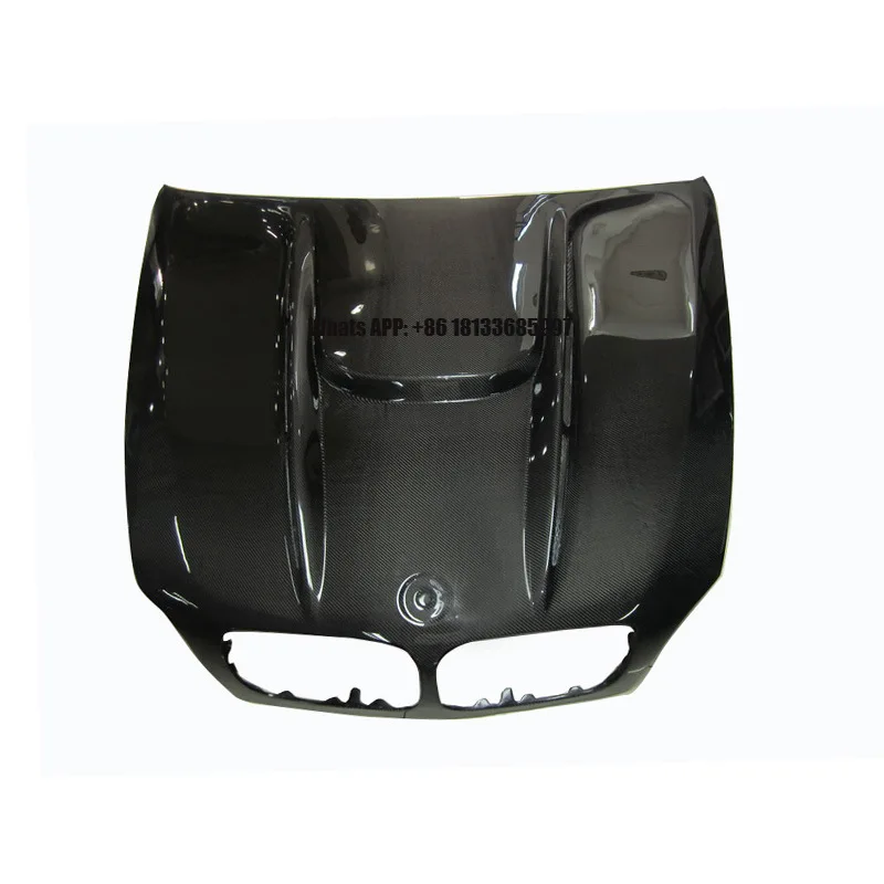 Carbon Fiber Front Engine Hood Bonnet for Bmw X6 E71 X5 E70 2008-2014