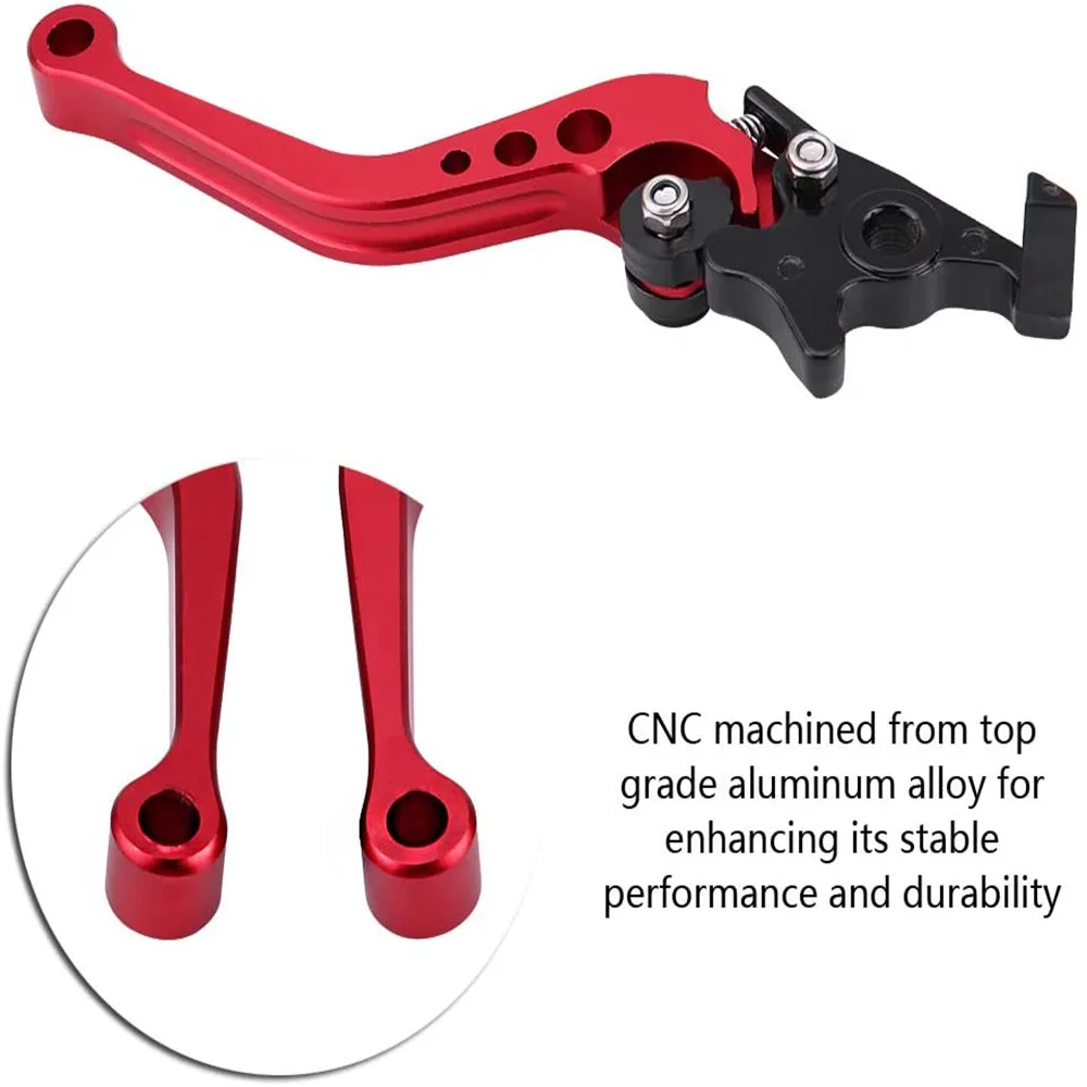 Universal Motorcycle Clutch Brake Handle Alloy CNC Modified Horn Adjustable Hand Lever For BMW Honda Suzuki Motor Accessories