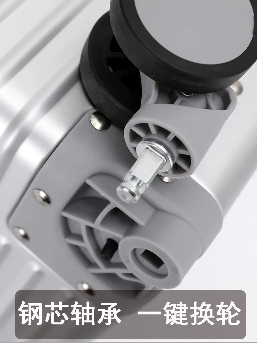 荷物アルミマグネシウム合金写真撮影トロリーケース男性と女性 200,000 ホイール小型シャーシスーツケース長さ 18