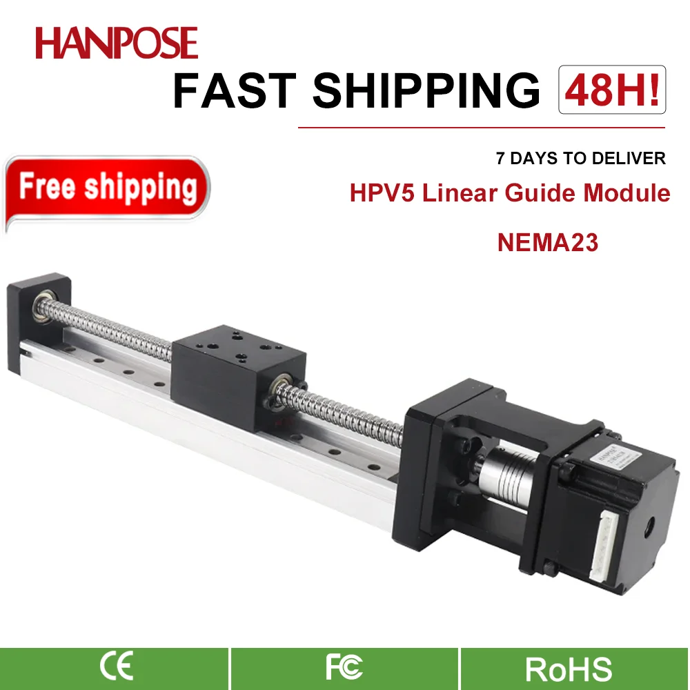 New upgrade HPV5 actuator Linear module ballscrew SFU1204 with NGM 42 motor nema17 NEMA23 stepper motor for Reprap 3D printer