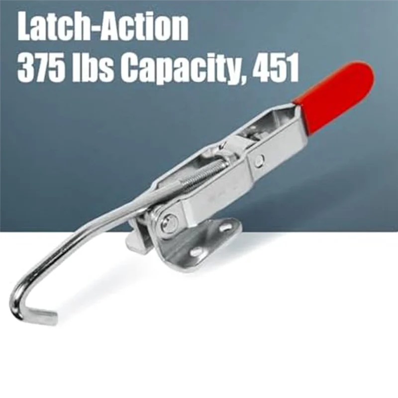

A38M 4Pack Toggle Clamps W/Adjustable U Bolt Latch, 90 Degree Vertical (40344) And Self-Lock (40341), 2 Of Each