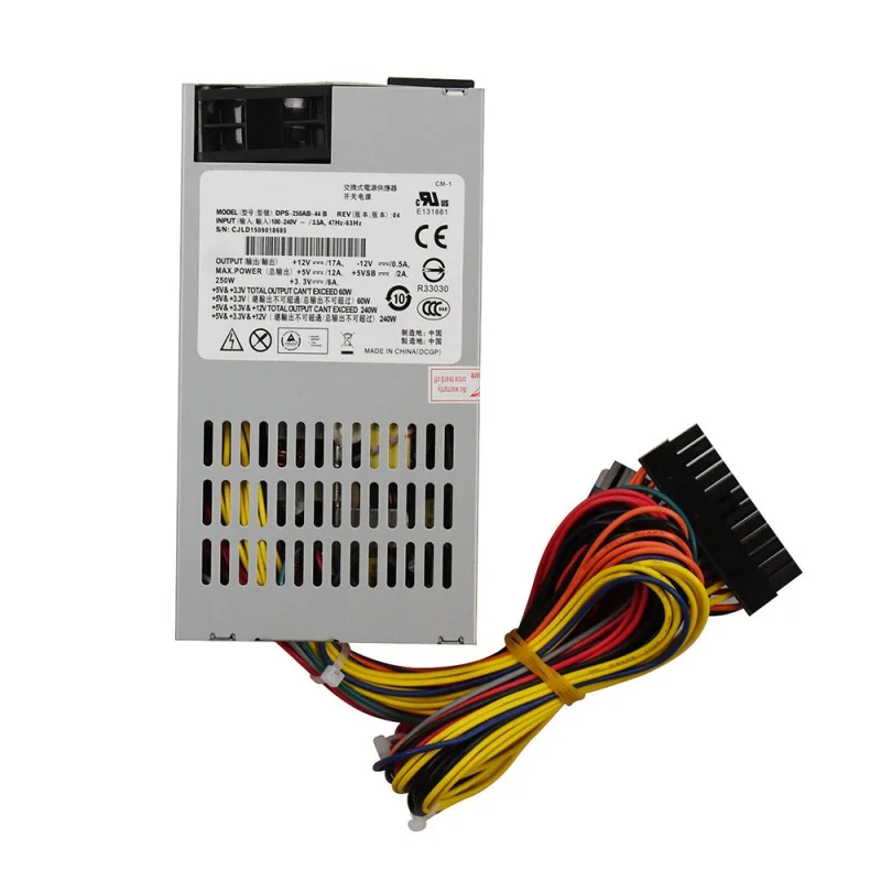 New 250W PSU DPS-250AB-44 B DPS-250AB-44B for Delta 1U Flex Server NAS Host Power Supply Adaptor 24P 8P 12P