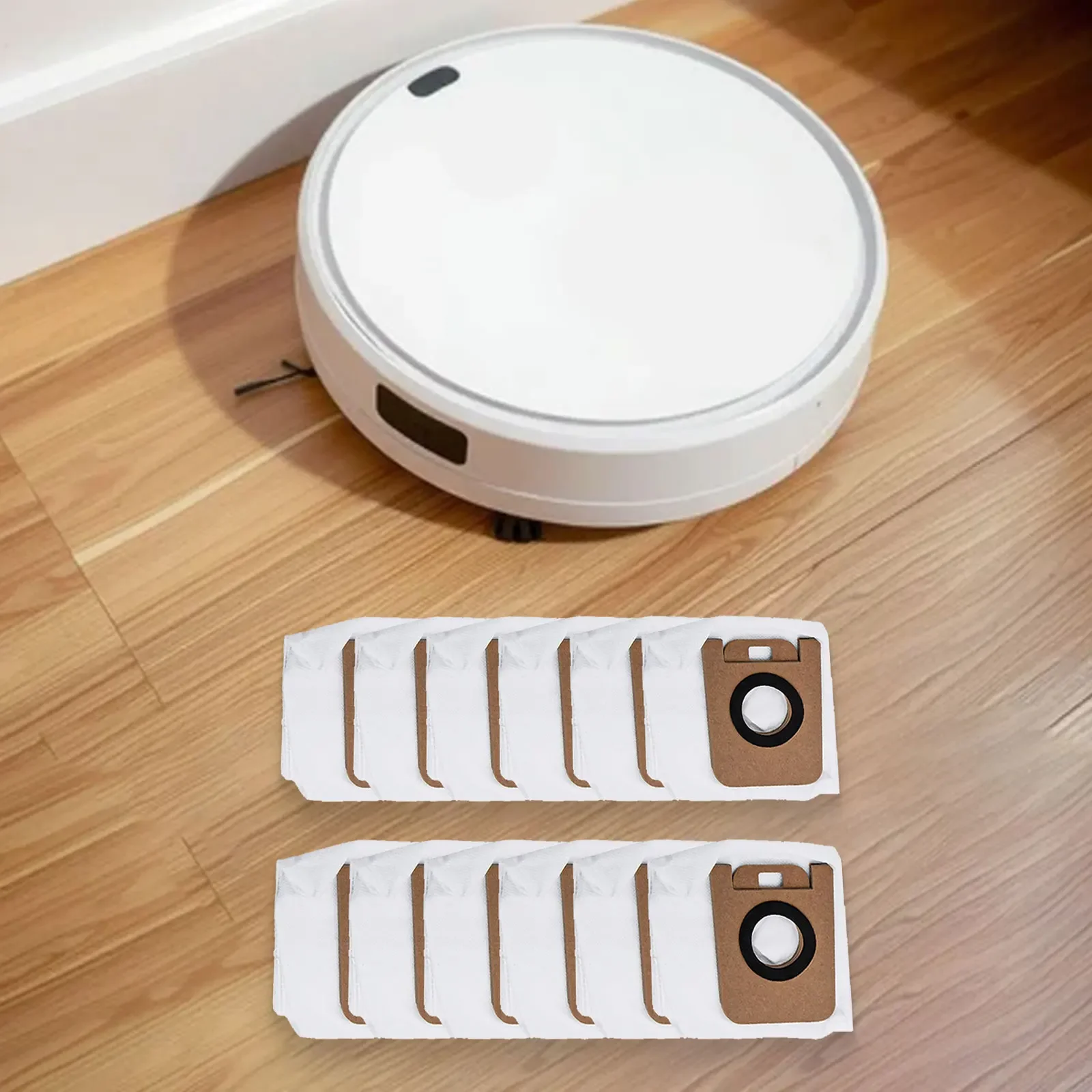 d10シリーズロボット掃除機用の高性能ダストバッグで効率的なろ過を実現し、ご自宅の空間を汚れから守ります。