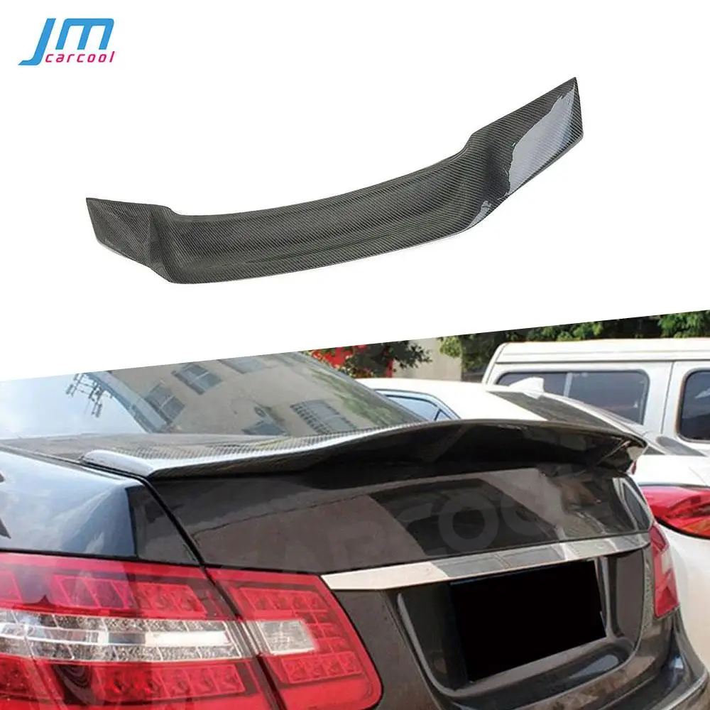 

For W212 Carbon Fiber Rear Spoiler For Mercedez Benz E Class E200 E260 E300 E350 Sedan E63 Spoiler 2010-2016 Boot Trunk Wing