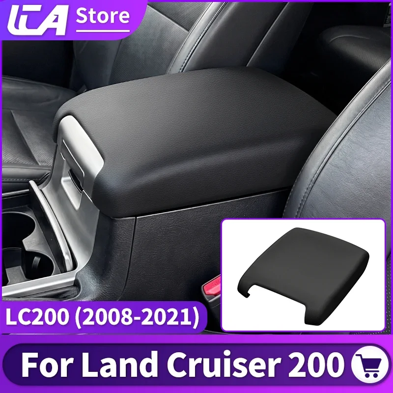 

For Toyota 2008-2021 Land Cruiser 200 LC200 Center Console Armrest Box Cover Non Slip Dust Proof Protection Interior Accessories