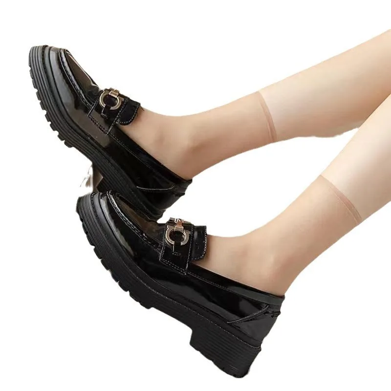 10pcs Sock Leisure Ankle Crew Fuzzy Invisible Crystal ultra-thin Traceless anti-slip Short Silk Shallow Spring Summer 2W83
