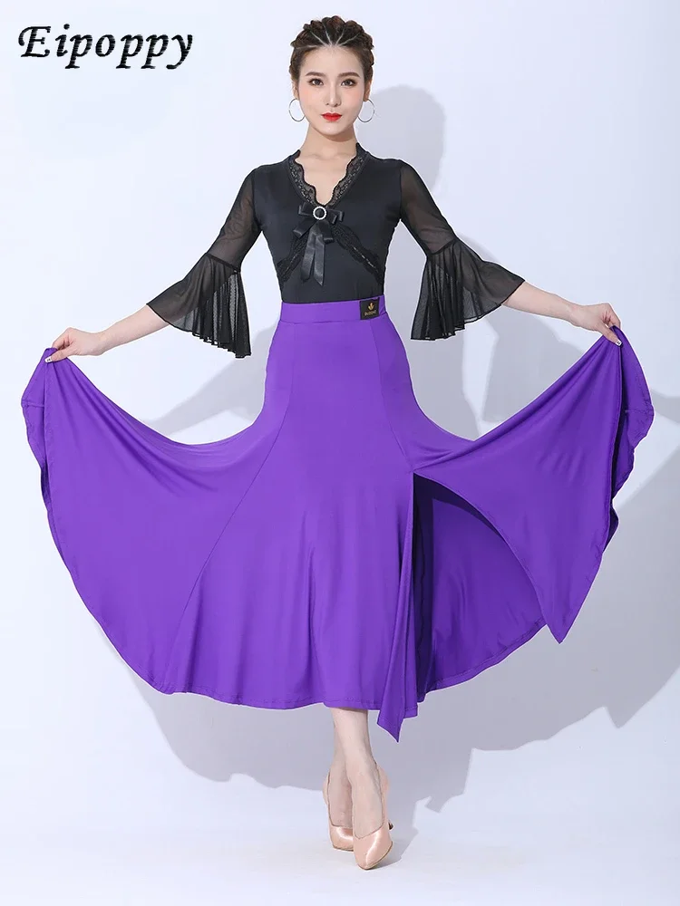 Modern Dance Clothes Skirt Exercise Clothing Waltz Competition Dance Skirt