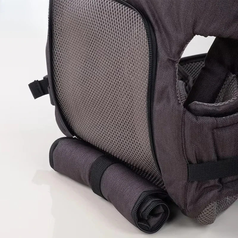 Soft package sling design, baby strap cotton frame, front with window mesh, suitable for daily walking and ventilation of