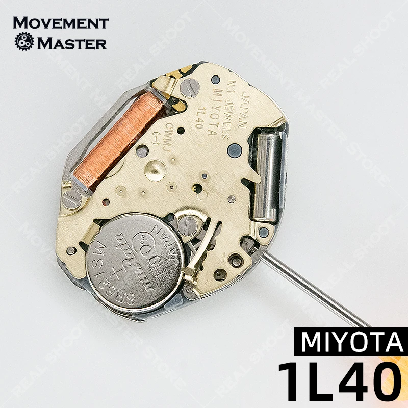 ميوتا حركة ساعة كوارتز ، اليابان الأصلي ، 2 دبوس ، 6 ثانية صغيرة ، إصلاح وقطع الغيار ، 1L40 ، جديد
