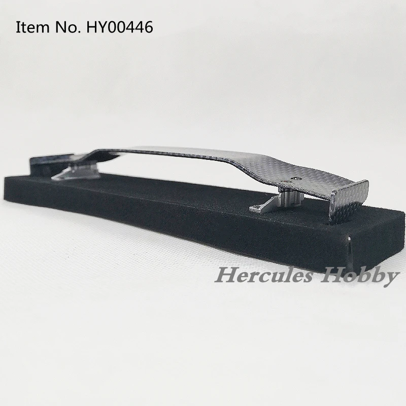 1/10 Scale RC Car Plastic Carbon Fiber Pattern Rear Wing Spolier Drift On Road Touring Model Hobby