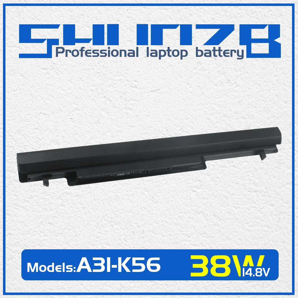 

SHUOZB A41-K56 Laptop Battery for ASUS K46 K46C K46CA K46CM K56 K56CA K56CM S56 S46C S56C S40 R505CA A56 A46 A32-K56 A42-K56