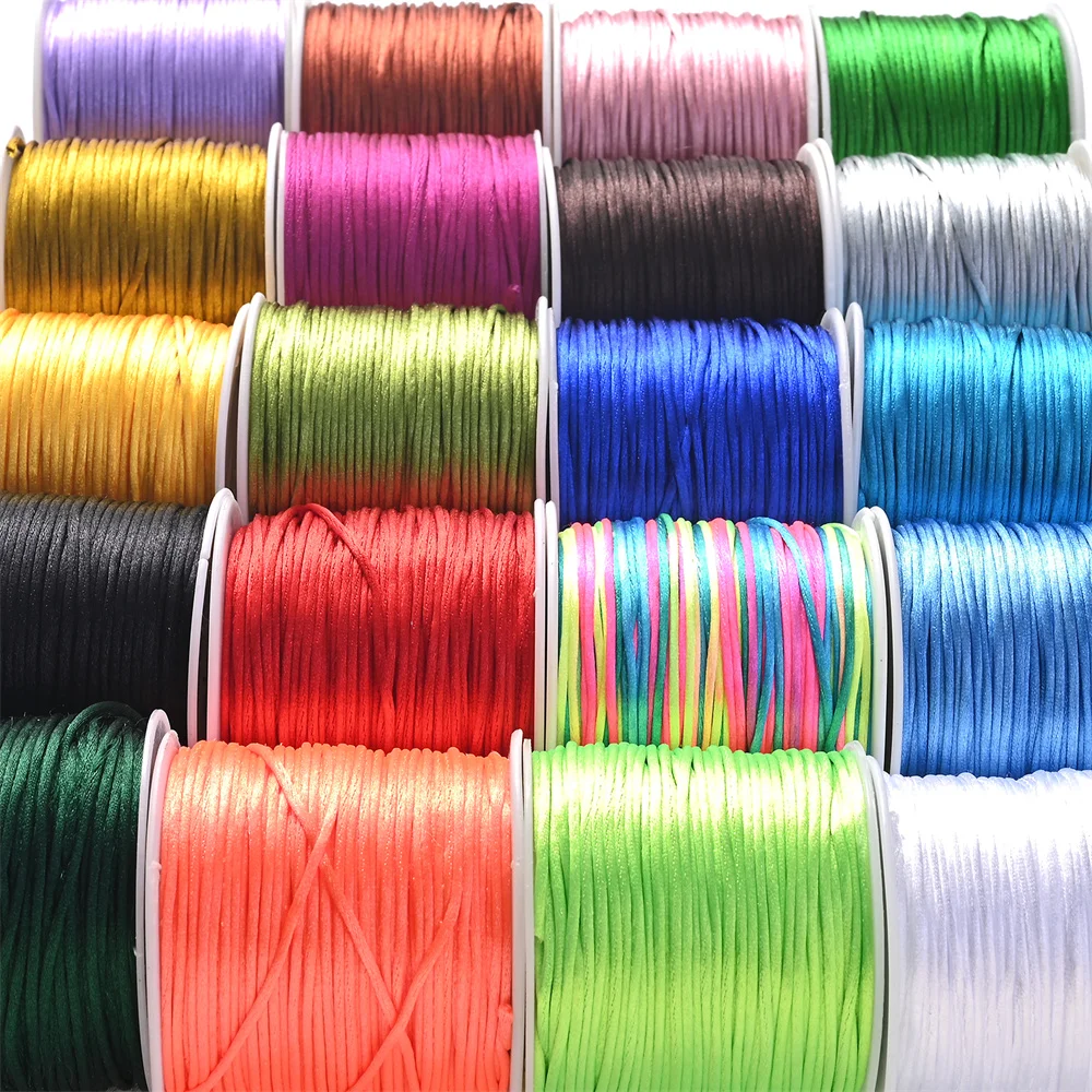 1,5 mm 20 m / rol kleurrijk ny - Knotting Cord Silk recensie en prijs