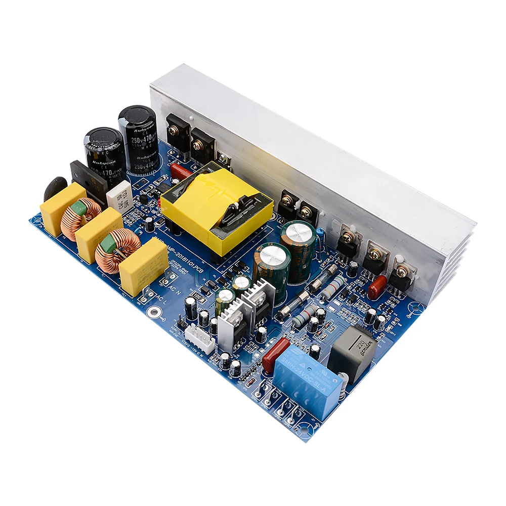 To 1000W Mono Channel Class D High Power Digital Amplifier With Switching Power Supply Integrated Audio Board For Home DIY